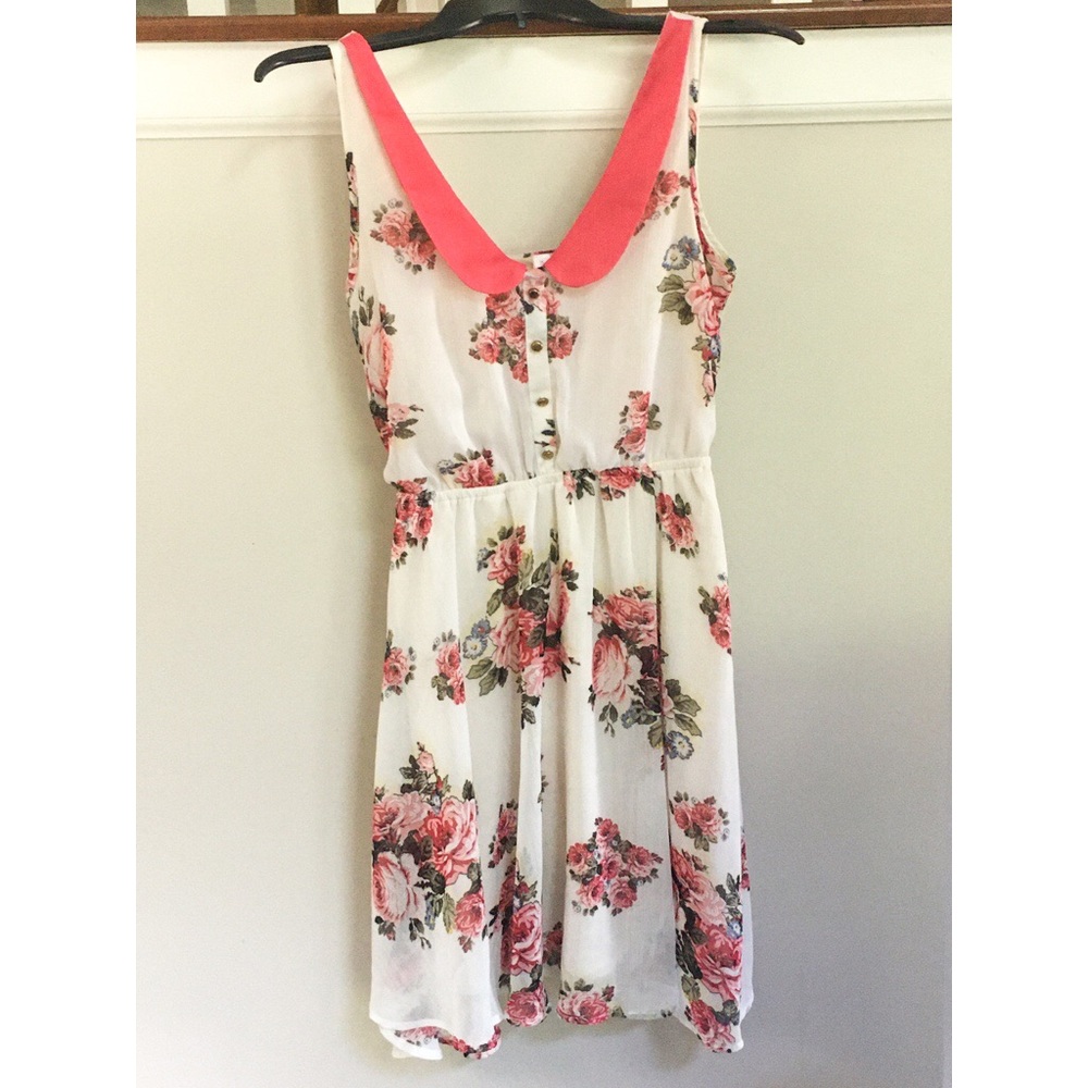 Collared Floral Dress